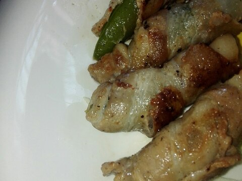 スナップえんどうの豚肉巻